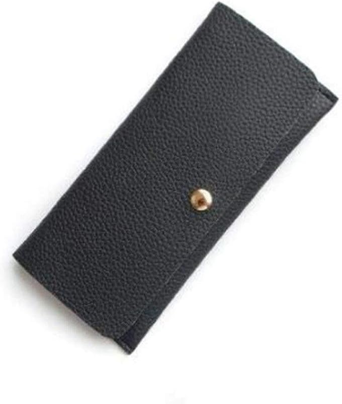 FMURY Womens Leather Wallet, Quality Soft Leather Thin Wallet（19.5 * 9.7 * 2cm）(C)