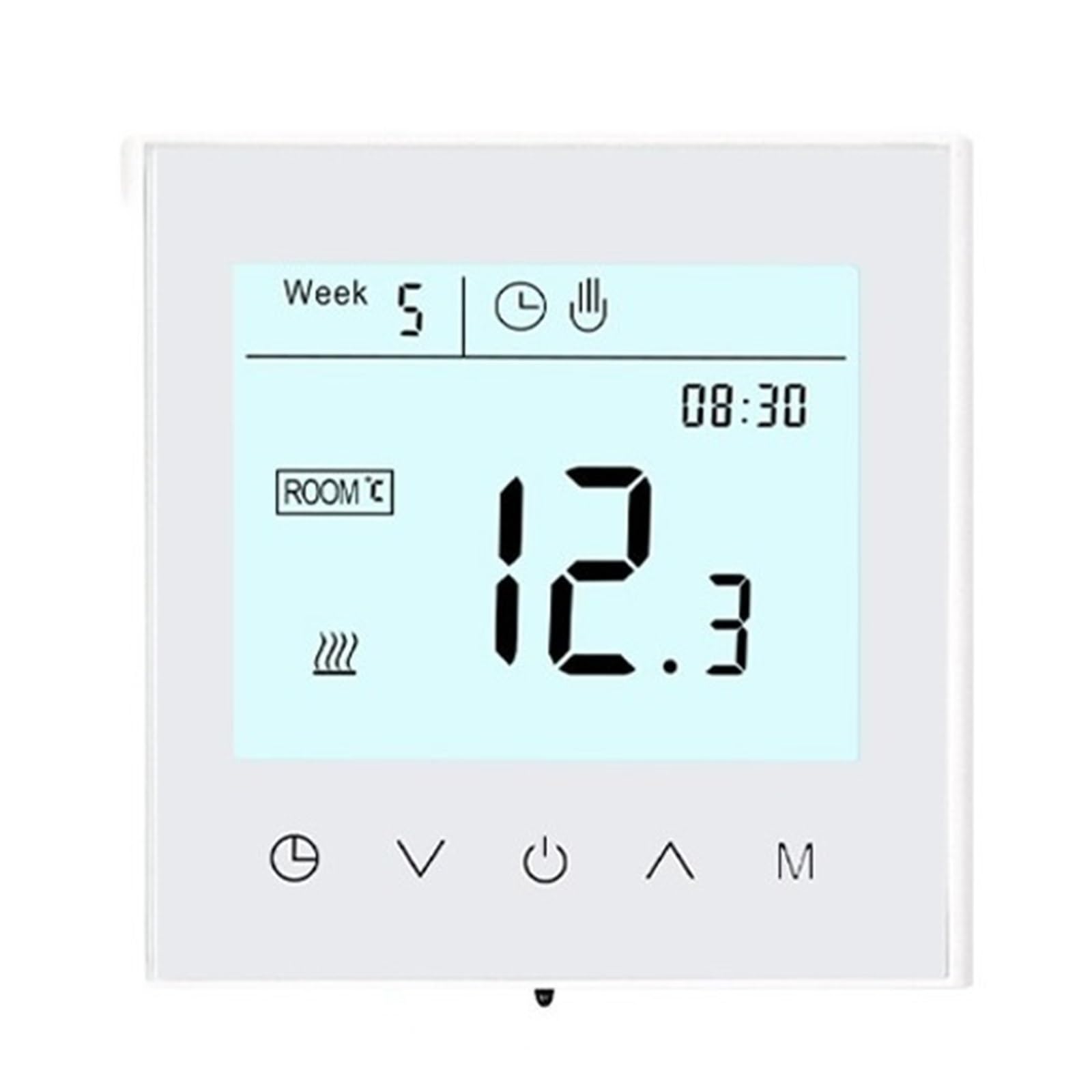 Beok TDR89B-WIFI-WPB Slimme wifi-thermostaat voor ketelverwarming