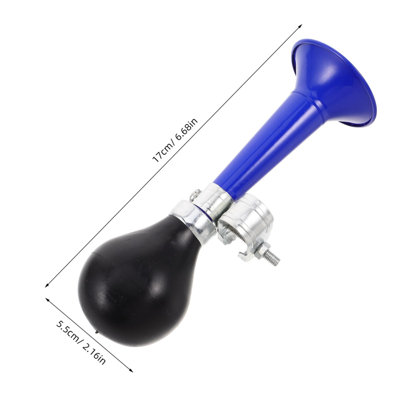 ibasenice Metal Air Horn for Bike Bicycle Horn Easy Install Mountain Bike Accessory