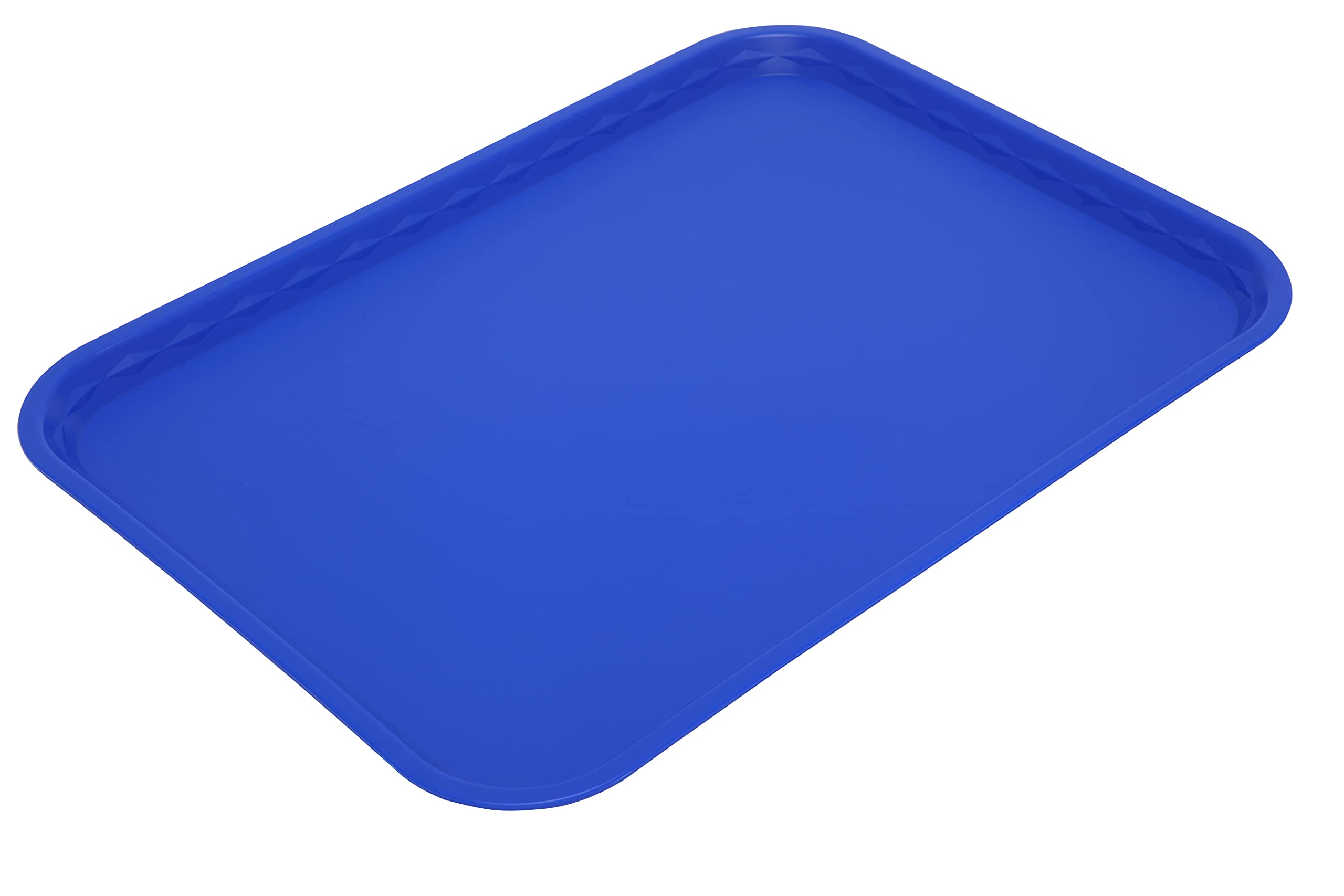 Harfield Flat Serving Tray 41x30cm Blue Polypropylene