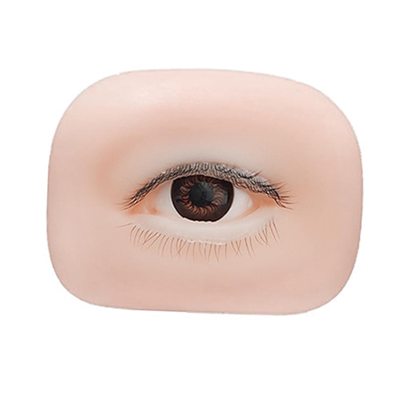 Bnf® Silicone Fake Eyes Model Three Layer Upper Eyelash Practice Model Eyes Board Left Eye|Health & Beauty|Makeup|Makeup Tools & Accessories|Eyelash Tools-image-18