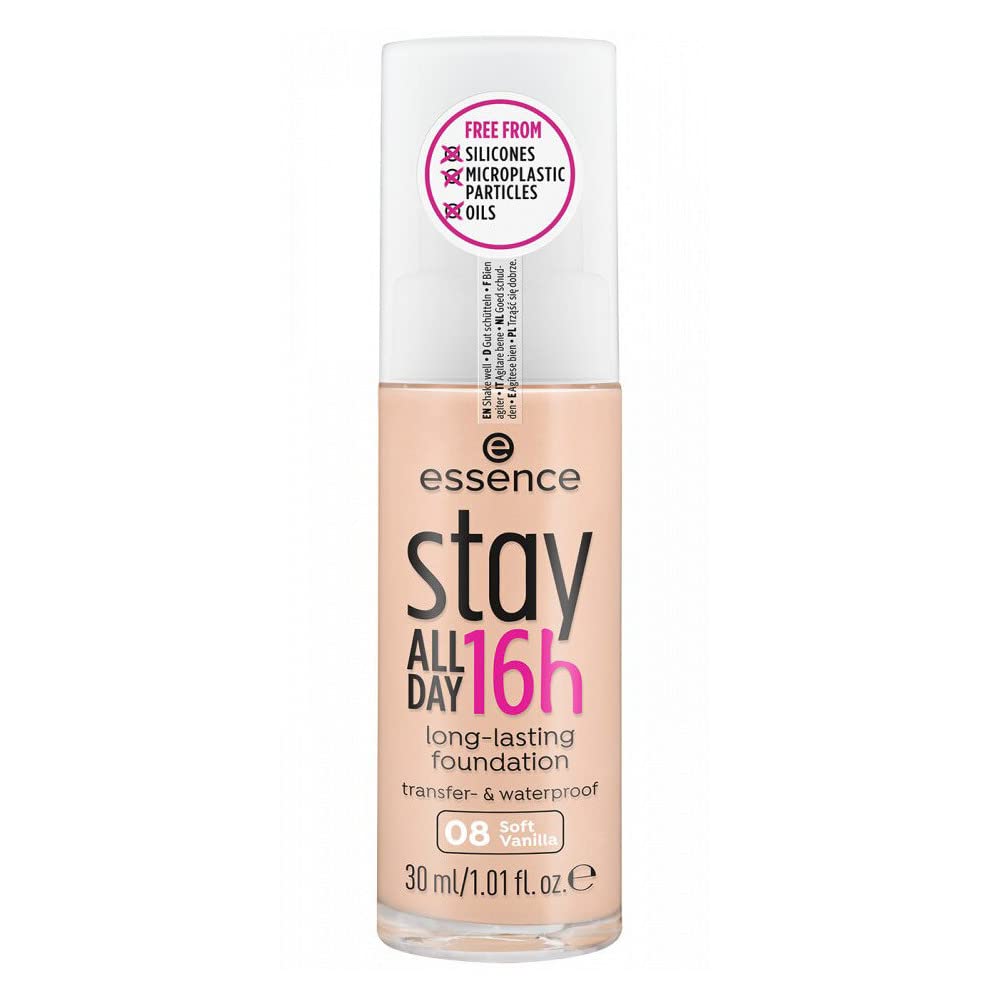 essence stay ALL DAY 16h fond de teint longue tenue, nude, longlasting, mattifying, matte