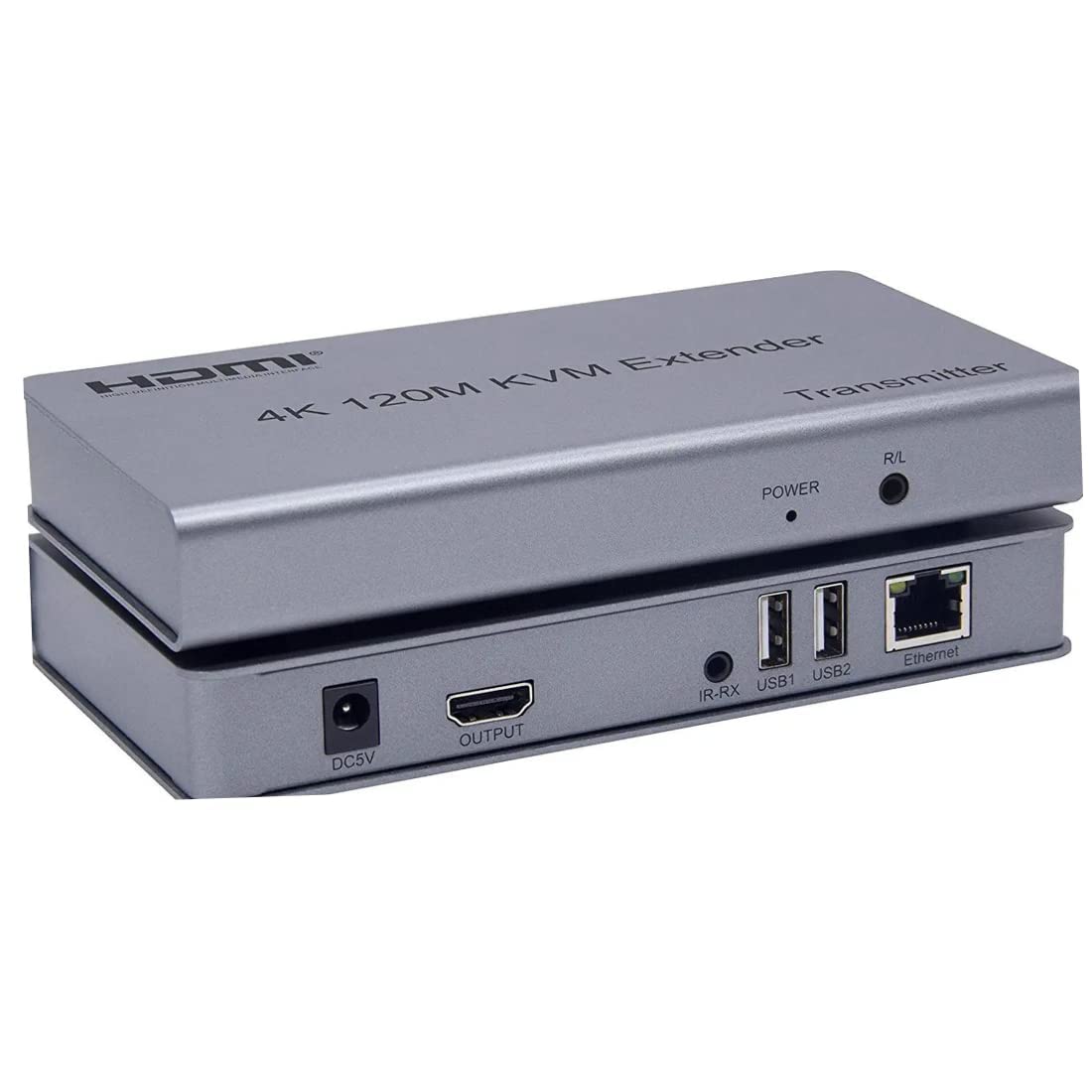 4K HDMI KVM Extender USB Mouse/Keyboard Extension 120M by Cat/RJ45/LAN/UTP Network Cable, IR Control, TX/RX 3.5MM, Keyboard Touch Screen (4K 120M HDMI KVM Extender)-image-18