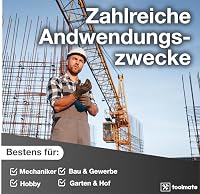 TK Gruppe Timo Klingler 10x Paar Power Grip EN388 Arbeitshandschuhe schwarz Herren Größe Gr 10/11 (L-XL) - Gartenhandschuhe - atmungsaktive Handschuhe – Ansicht 5
