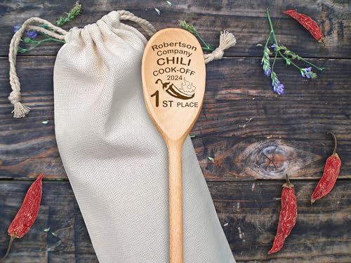 Amazon.com: Chili Cook Off Spoon Prize Personalized Wood Chili Trophy