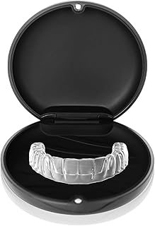 Estojo para talas dentárias - caixa para alinhadores invisíveis, capas dentárias, Invisaling - kit para guardar aparelhos dentários de ortopôncia invisível (preto)