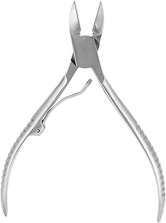 Tesoura De Pedicure, Cortador De Unhas De Aço De Pele Morta Para Uso Em Tesoura De Cutícula Inoxidável Tesoura De Cutícula Tesoura Em Casa Ou Salão (4 # 17 Mm)
