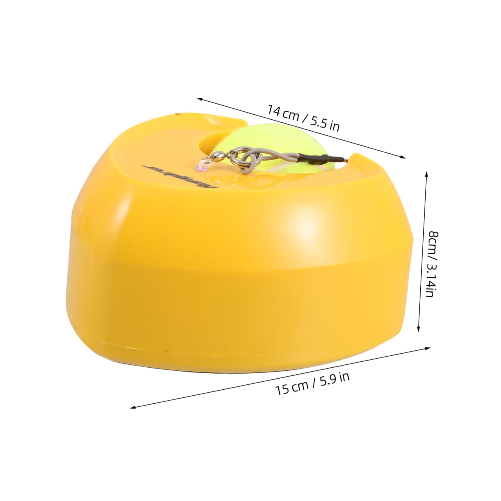 CORHAD Tennis Ball Rebounder Portable Tennis Training Tool Training Set No Water Required Improve Reflexes
