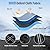 Snow Blower Cover, Heavy 900D Oxford Fabric Waterproof Outdoor Snowblower Covers, Universal Size Fits Single and Two Stage Snow Blowers, Water, Wind, UV, W/Adjustable Buckle and Vents - Black