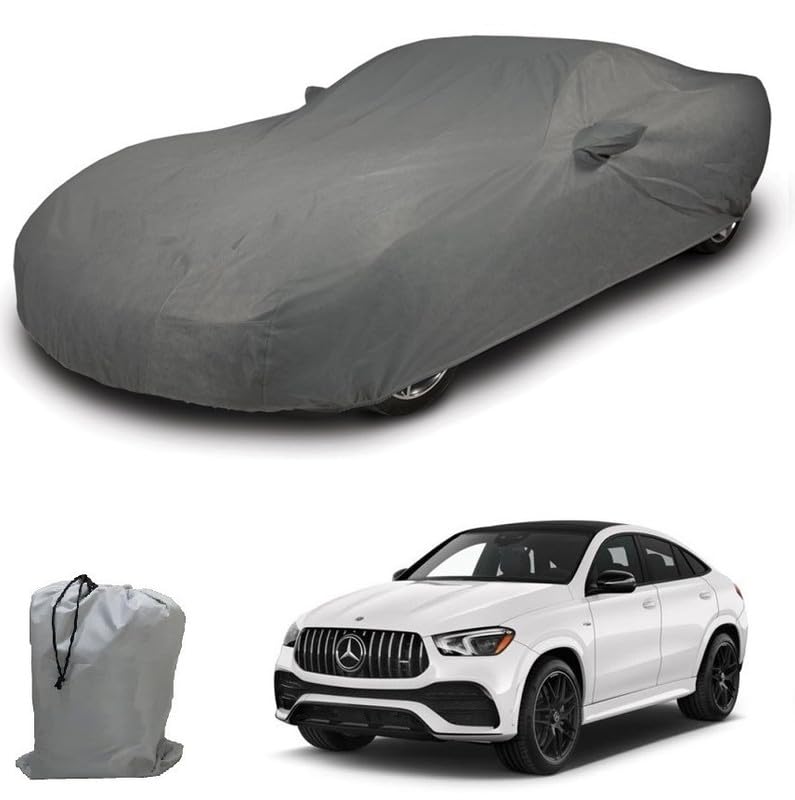 Image of ARCUATE Triple Layer Custom fit Car Body Cover for Mercedes Benz GLE AMG 53 |Top Layer Dustrproof | Middle Layer Waterproof | Bottom Layer Scratch Protection | Outdoor Indoor Fabric