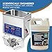 NORTHWEST ENTERPRISES Ultrasonic Cleaner Solution for Carburetors and Engine Parts. Concentrated Washing Compound for use in Ultrasonic Machines and Immersion Washers - Automotive Fluid (1 Gallon)