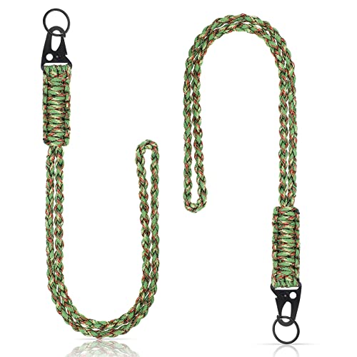 Frienda 2 conjuntos de cordão de paracord resistente apitos alça trançada 572 chaveiro cordão para a