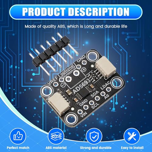 Carte de rupture AD5693R 16 bits lot de 2 modules d'interface compatibles Stemma QT Qwiic - 8