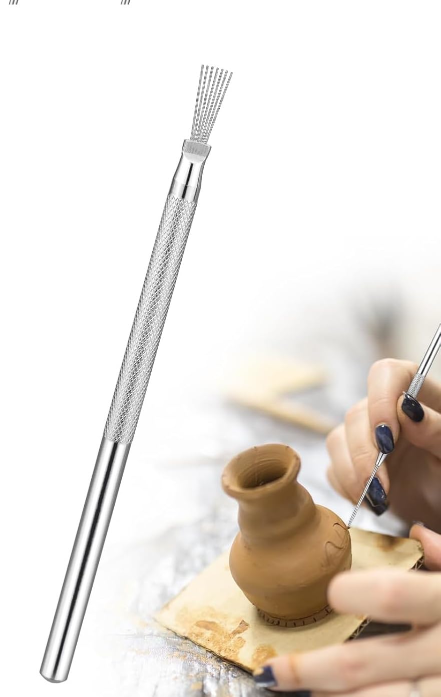 53 Arts 1PCS Pottery Clay Sculpting Tool – Ceramic Detailing Tool for Shaping, Carving & Precision Clay Work-image-24