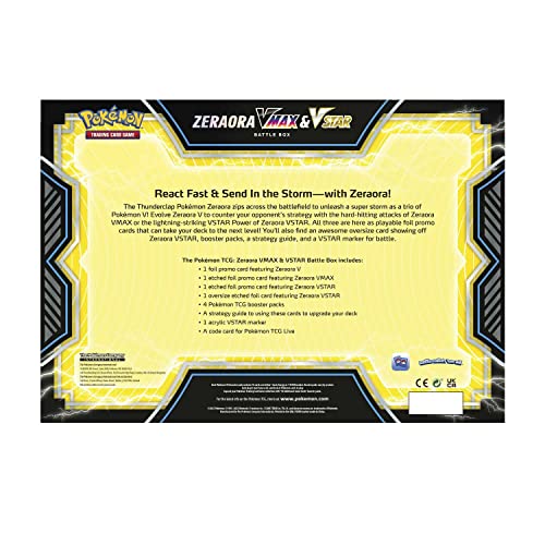 Image of Pokemon TCG: Zeraora VMAX VSTAR Battle Box