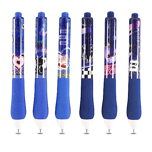 Set de 12 bolígrafos de gel retráctiles con tinta negra 0.5 mm miniatura 4