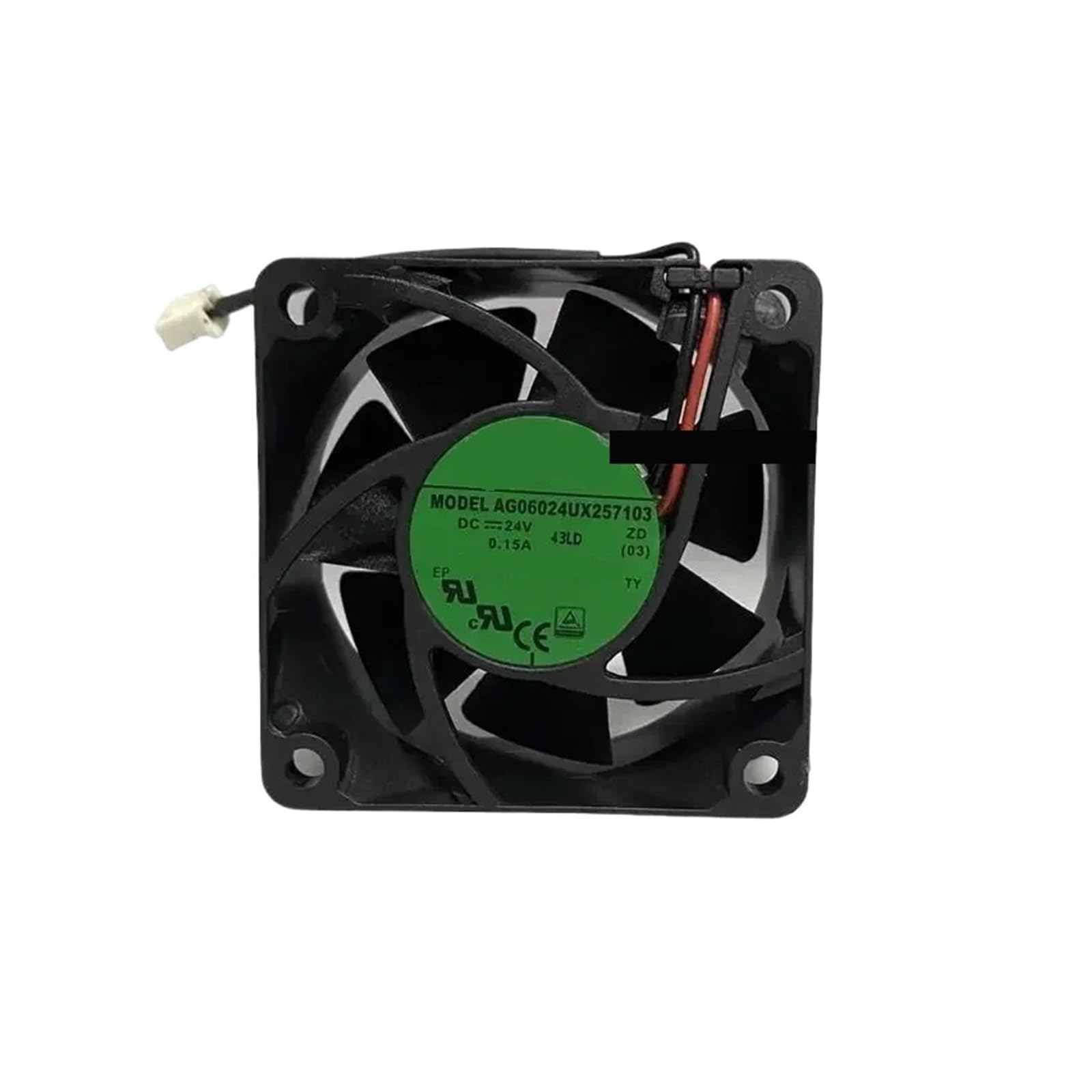 Vdoqtljt One Color Ag06024ux257103 60X60x25mm Dc 24V 0.15A 2-Wire Inverter Fan
