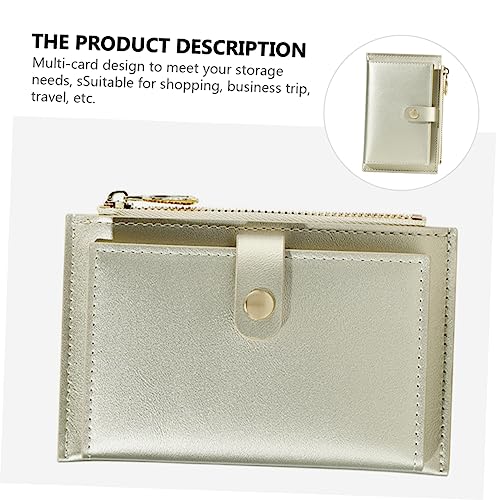 1pc Creative Pu Leather Zipper Purse Credit Card Holder for Women Lightweight Change Wallet for Shopping Travel and Everyday Use4