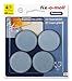 Suki Patin glissant PTFE adhésif Bleu/Gris 4 pièces