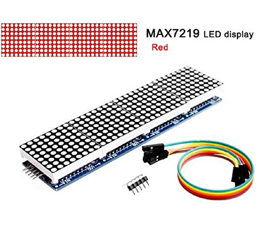 Controllore LED MAX7219 Generico Modulo Led Max7219 Display LED 8x8 ...