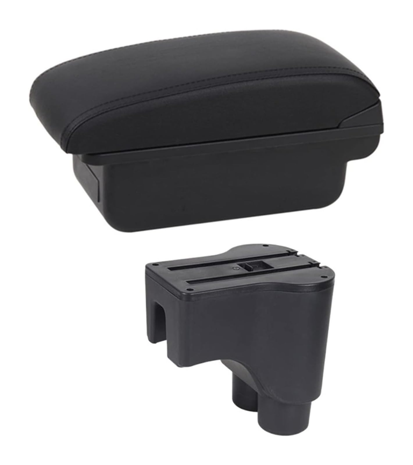 Hckclmbmzw B1 No Usb For Daihatsu For Terios 2 Armrest Box Double Layer With Cup Holder Ashtray Car Arm Rest Central Console Styling Car Armrest Center Console(B1 No Usb)