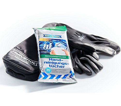 Set estuche de viaje para aceite motor Ravenol 1L miniatura 1