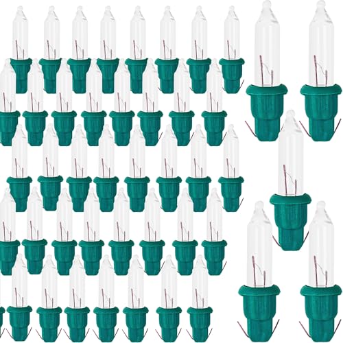 Dazzle Bright 120 Pcs Replacement Christmas Mini Light Bulbs, Warm White Incandescent String Lights...