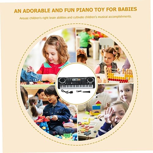 OFFSCH 61 Piano Électronique Portable pour Enfants Piano à Clavier pour Enfants Claviers Électroniques Piano pour Enfants Pianos Numériques Clavier Musical pour Jouet Musique - Les Beatles, Paul McCartney, John Lennon, RIngo Starr, George Harrison OFFSCH 61 Piano Électronique Portable pour Enfants Piano à Clavier pour Enfants Claviers Électroniques Piano pour Enfants Pianos Numériques Clavier Musical pour Jouet Musique – Image 4