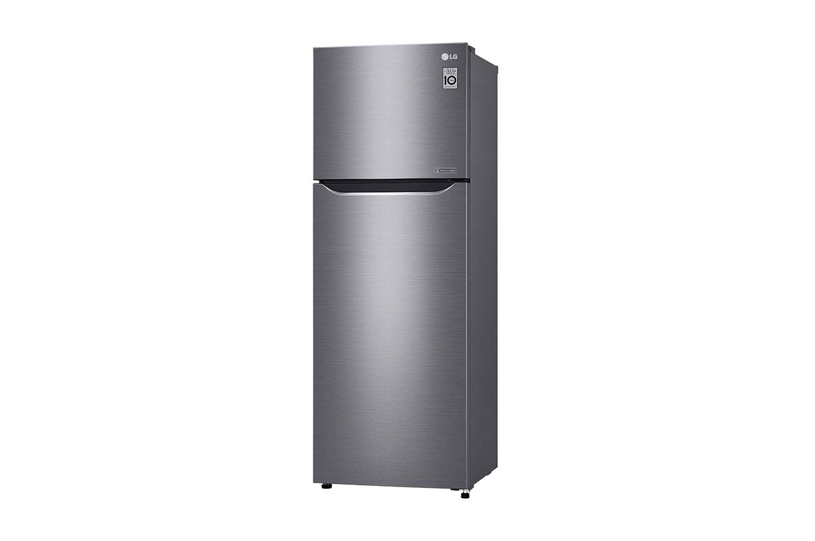 LG 333 Liters Top Mount Refrigerator, Dark Graphite Silver - GN-B402SQCB, 1 Year Warranty