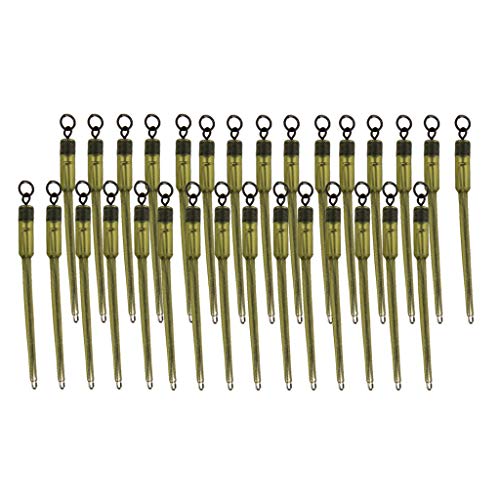 LEIPUPA 30pcs Barril Giratório com Conector de Anéis Sólidos de Pesca com Resistência E