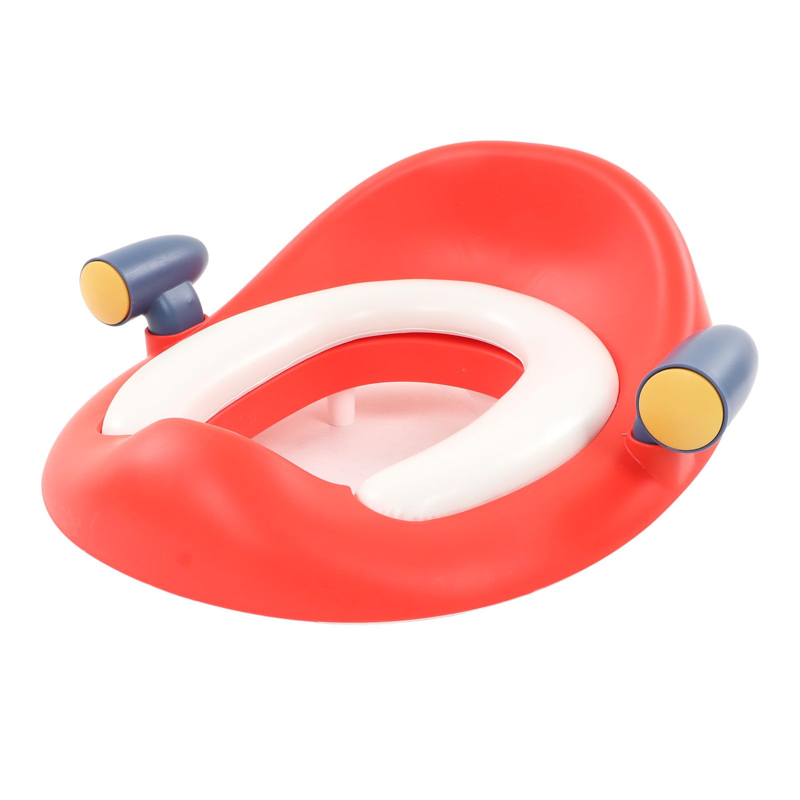 Vasino per l'addestramento Al Vasino, Design Indipendente e Toilette per Bambini con Cuscino in PU Resistente e Facile da Pulire, Uso Domestico (Rosso & blu)