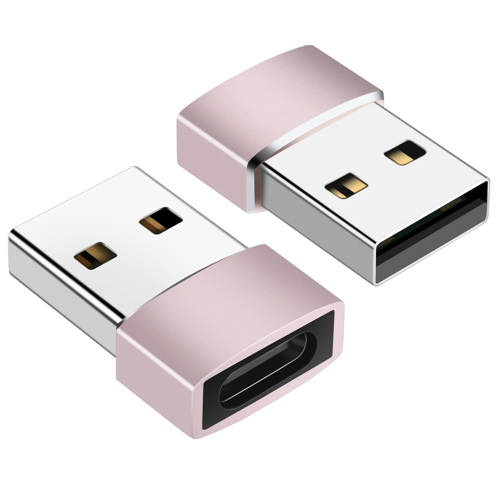 Kanget (Pack of 2 USB Type C Female to USB Male Adapter Small Converter (480 Mbps) (2Pcs.)