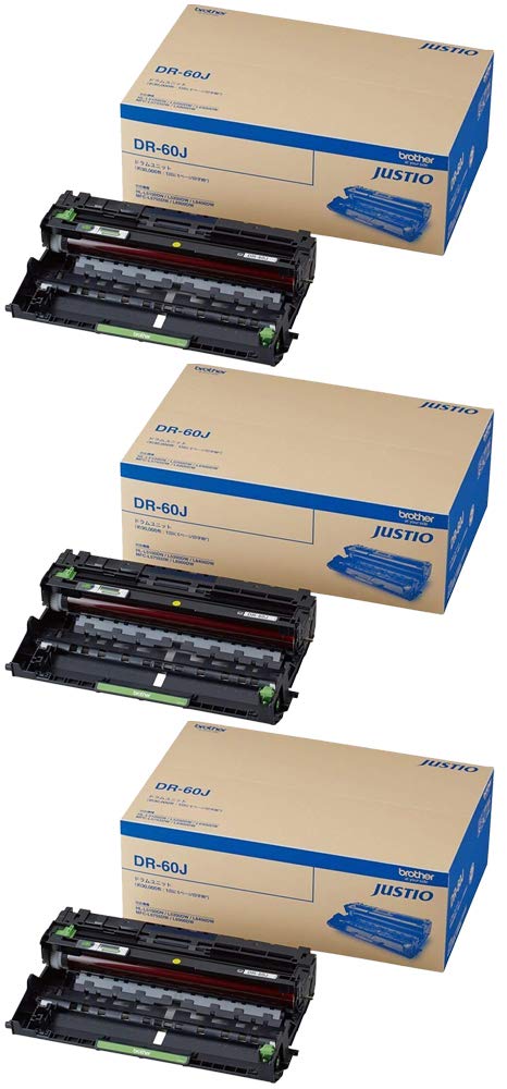 Amazon | BROTHER 純正品 DR-60J / DR60J ドラムユニット 【 3本セット  