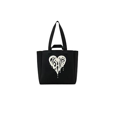 AllSaints Izzy Heart E/W Tote Tote Handbags Black, Polyester