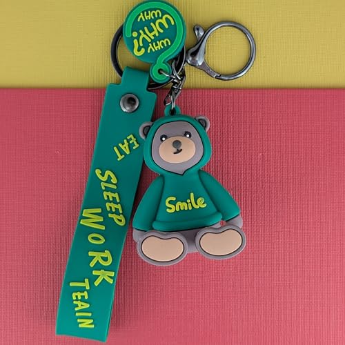 Image of OTTAVO Cute Cartoon 3D Silicone High -Quality PVC Material Keychain, Suitable for Boys and Girls - Pack of 1.