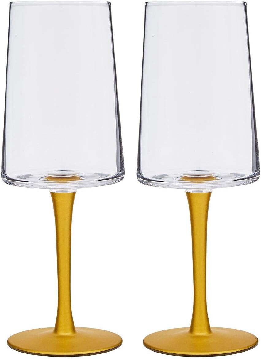 Spode Creatures of Curiosity Collection Gold Stem Wine