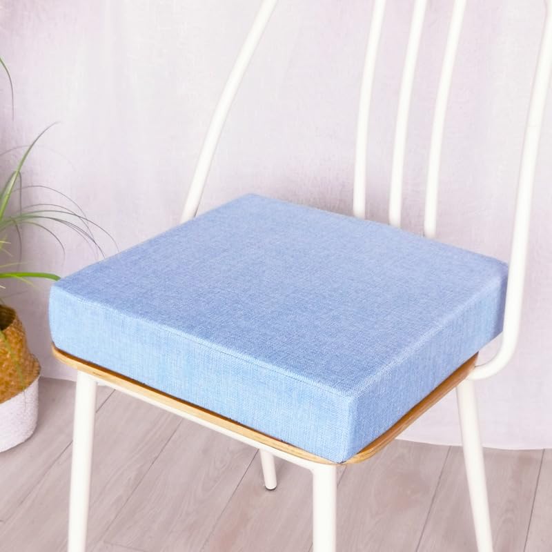 Coussin De Siège En Mousse Mémoire 50x50x8 Cm - Pour Chaise De Bureau, Voiture, Fauteuil Roulant - Confort Et Soutien
