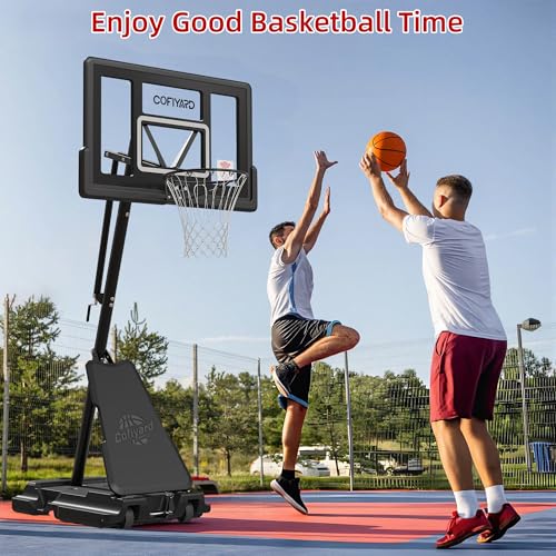 Image of Basketball Hoop 44 /48 /54 Inch with Sandbag Adjustment 5.25-10FT
