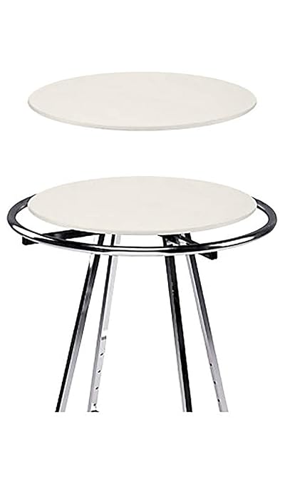 SSWBasics Ivory Wood Topper for Round Clothing Racks (30? Diameter)