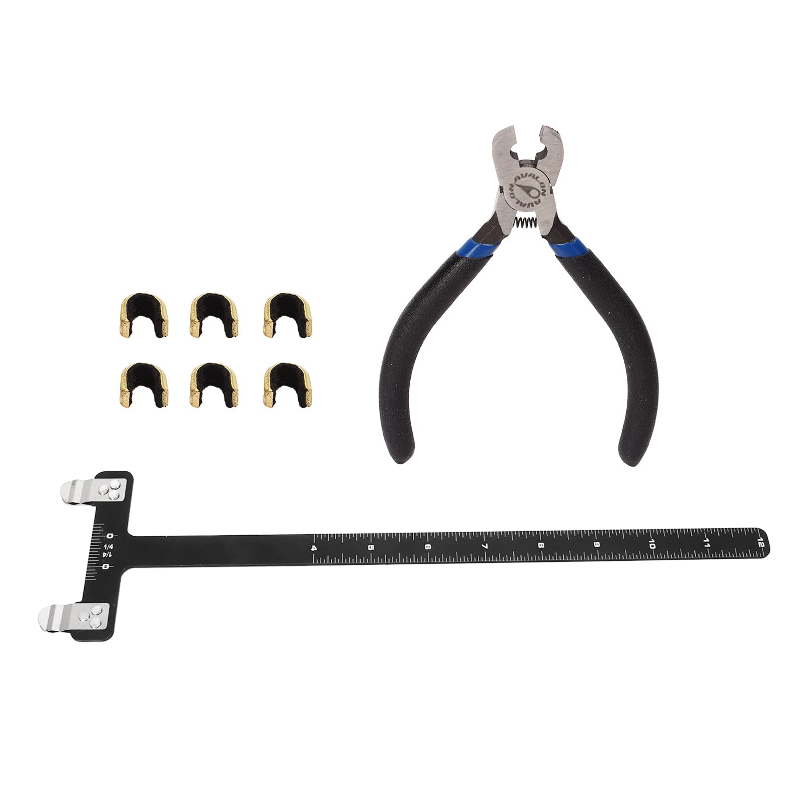Red Bow String Nocking Points Schode Set T kształt Szczypce Zestaw kwadratowy linijka Nocki Konstra łucznicze Związek koła pasowy Zestaw odwracający się