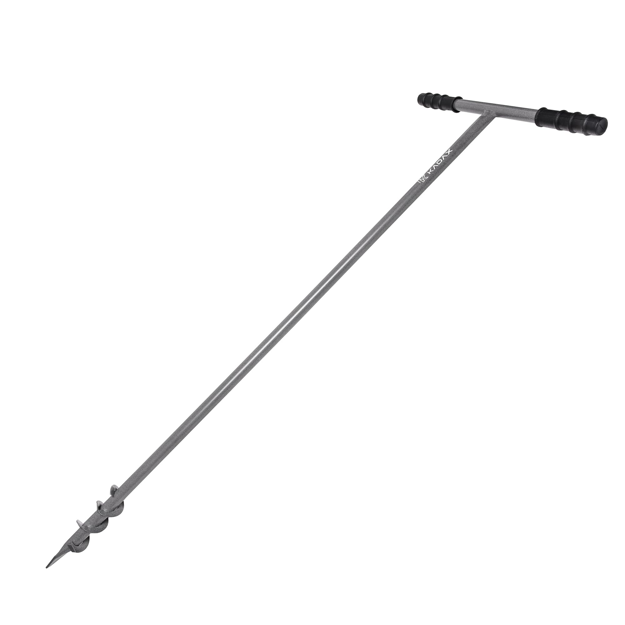 KADAX Broca de perforación para plantar árboles, broca de mano en forma de T para jardinería, broca de jardín para postes de vallas, broca con mango (50 mm de diámetro)