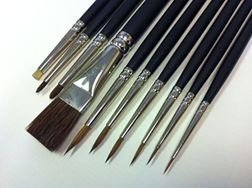 Model Painting brushes, for warhammer 40K, wargaming, Airfix, foundry miniature etc