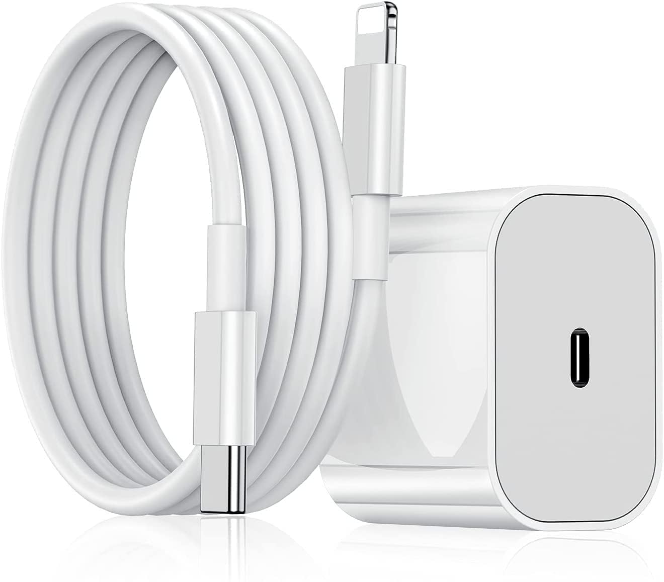 Original 20W Adapter with C to Lightening Cable Compatible with iPhone X| Phone Xs Max| Iphone11| Iphone11 Pro| Iphone11 Pro Max Type C Lightening Cable, with 6 Months Warranty