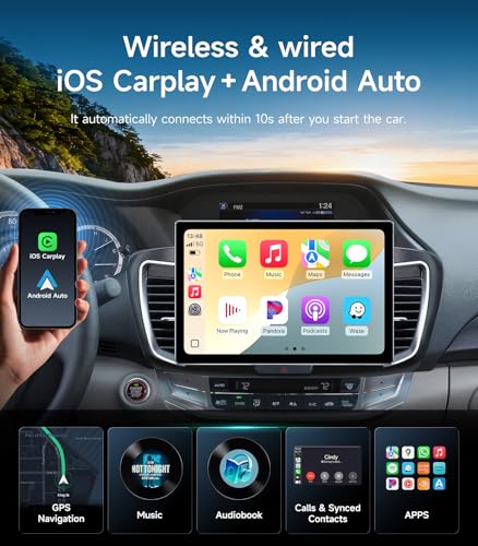 11.5" Car Radio for Honda Accord 13-17, Wireless CarPlay & Android Auto - image 3