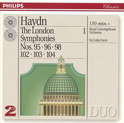 HAYDN THE LONDON SYMPHONIES NOS 95 96 98 102 104
