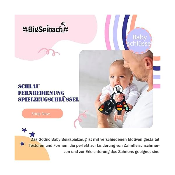 Der Silikon-Babyschlüssel-Beißring für glückliche Babys – Bild 7