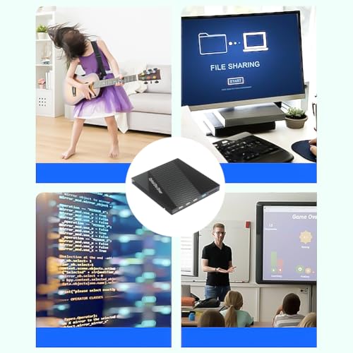 Lecteur Portable CD DVD Externe au design épuré pour Mac et PC