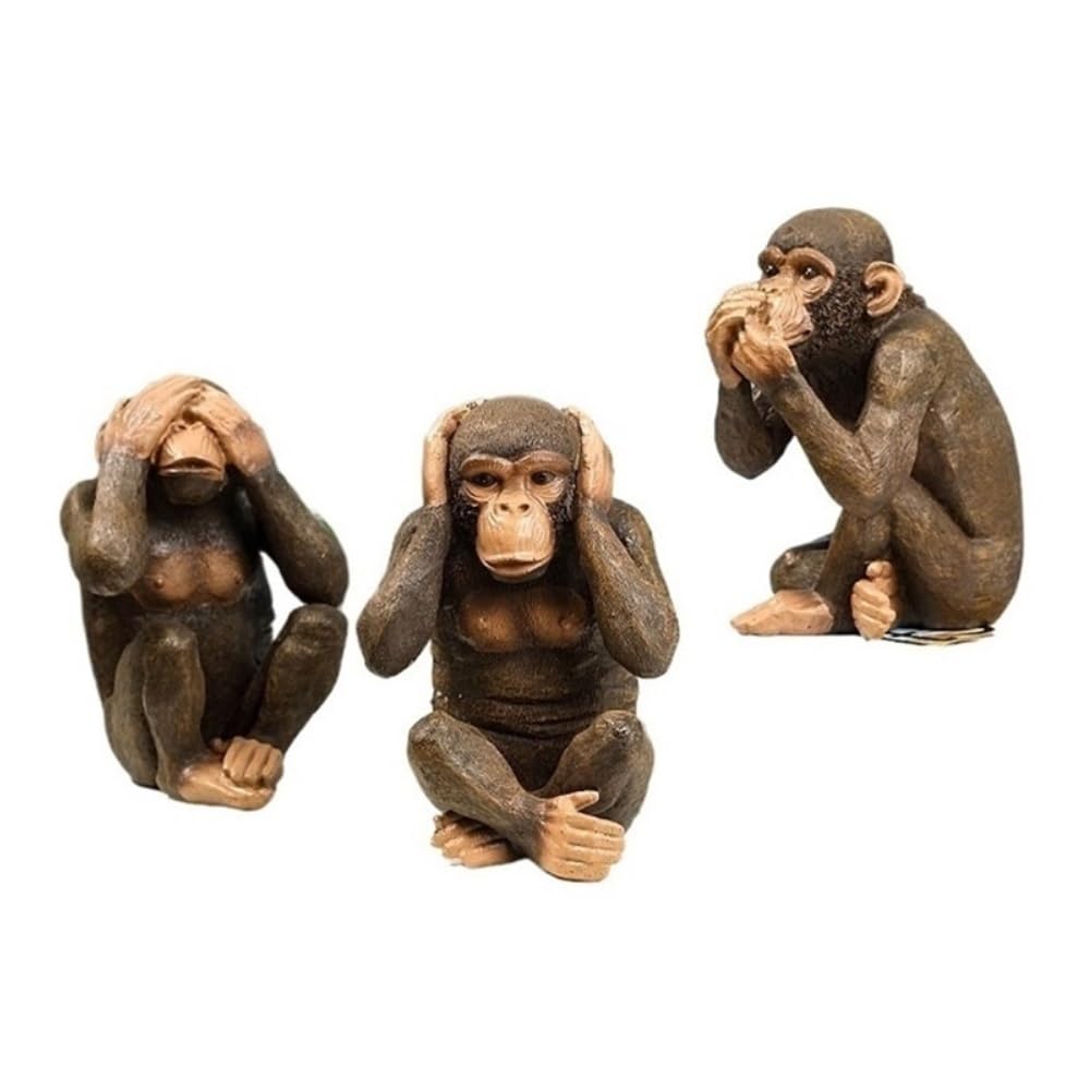 zhuyanbo007 Desk Statue, Creative Gorilla Ornaments Resin Animal Sculpture Office Study TV Cabinet Decoration Crafts