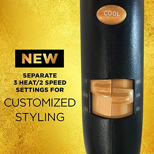 Infinitipro By Conair 1875W 3-in-1 Hair Dryer, One Step Style & Dry, Detangle/Straighten/Volumize