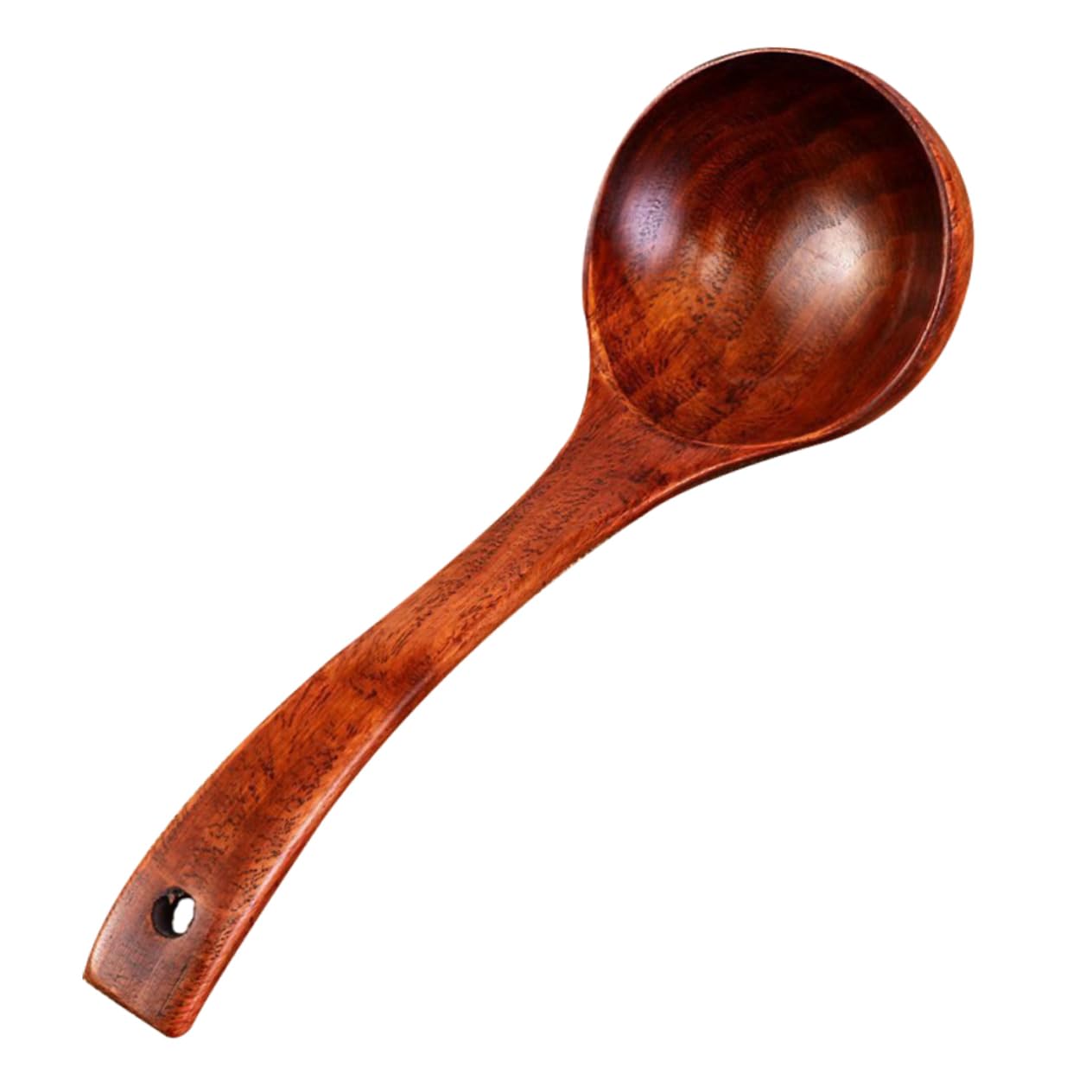 Cucharas de Madera for cocinar, 1 Cuchara de Madera for cocinar, cucharas de Sopa, cucharas Grandes, Cuchara de Estilo japonés, Cuchara de Mesa, Cuchara de Sopa, Cuchara de Mango Largo